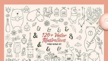 Romantic Dreams Vectors Set