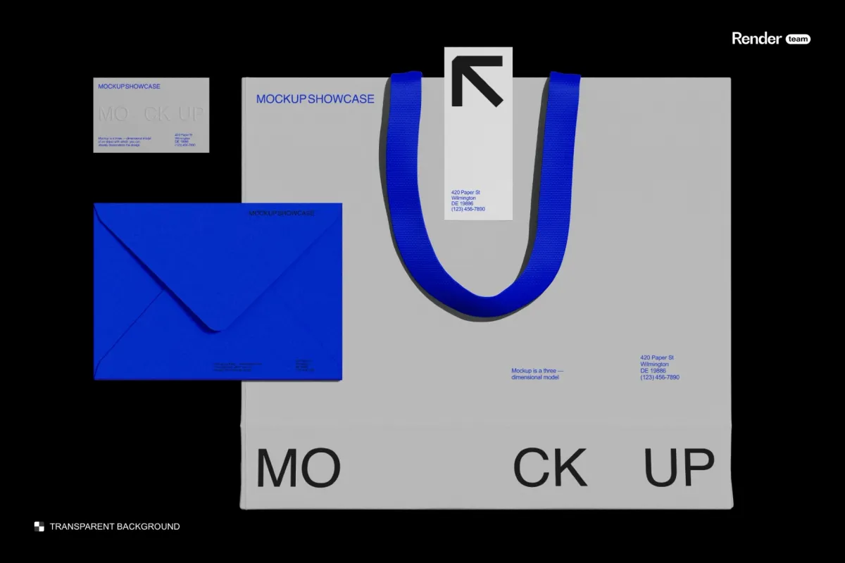 Retail Stationery Mockup Set