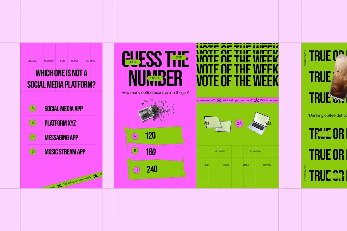 Instagram Q&A Template Pack for Affinity