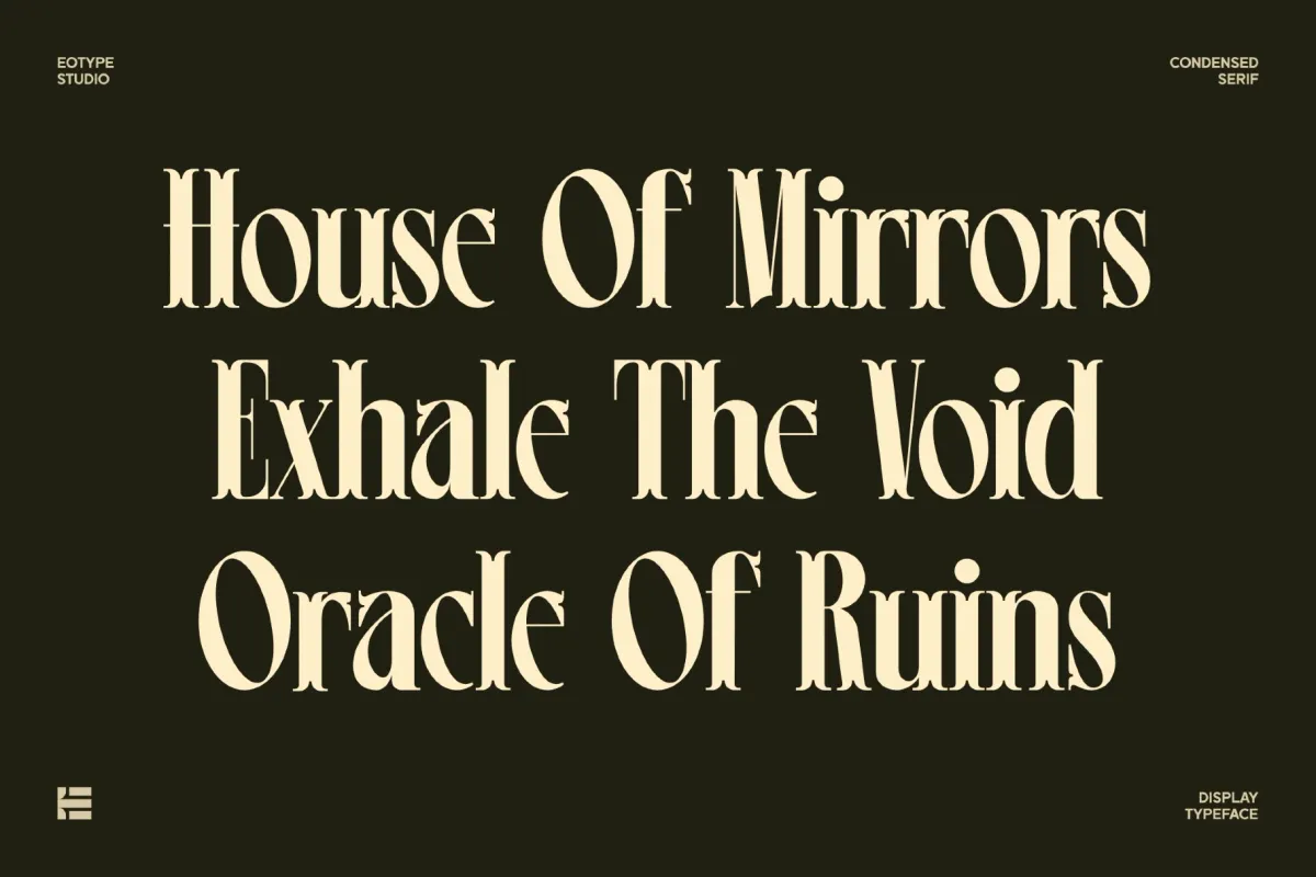 Leonice - Elegant Condensed Serif Font