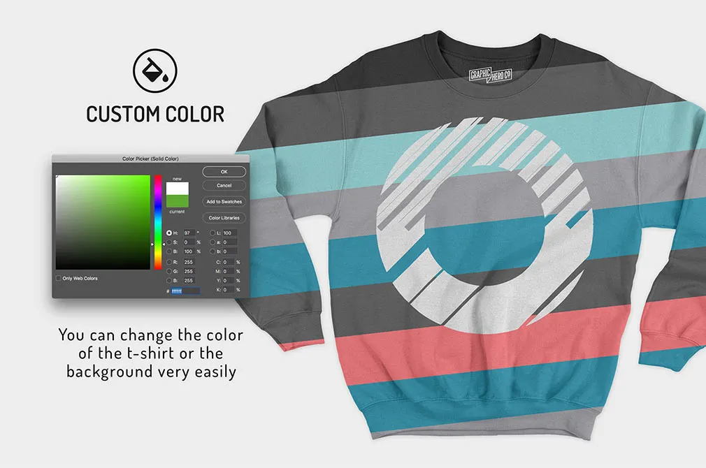 Crewneck Sweatshirt Mockups