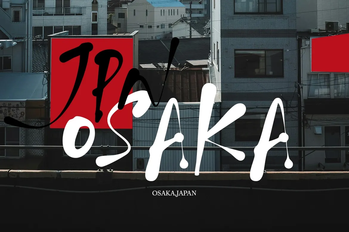 Jambie - Japanese Brush Font