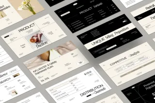 Interactive Skincare Product G-Slides Template