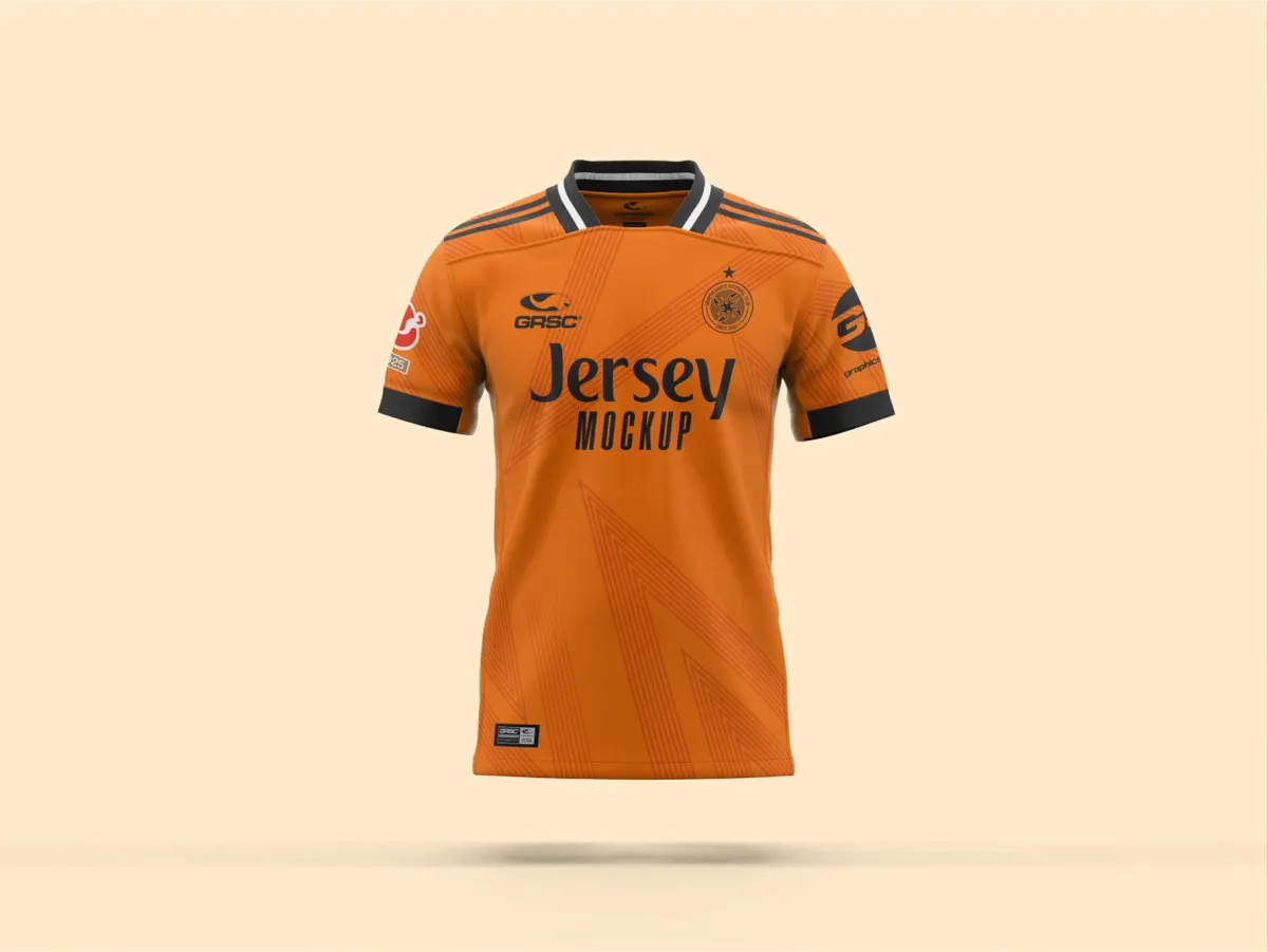 Front View Jersey Mockup