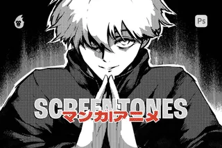 Manga Screentone Photoshop Brushes