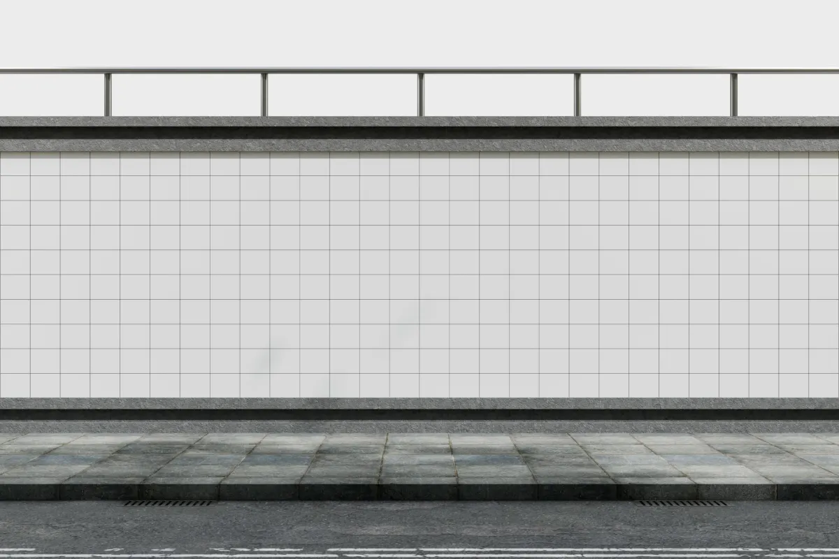 Outdoor Advertising Billboard Mockup