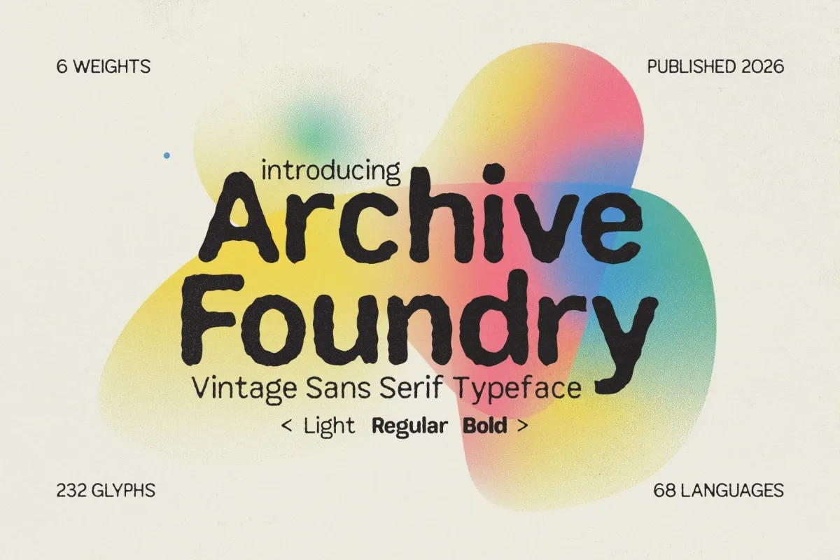 Archive Foundry - Vintage Hand Drawn Font