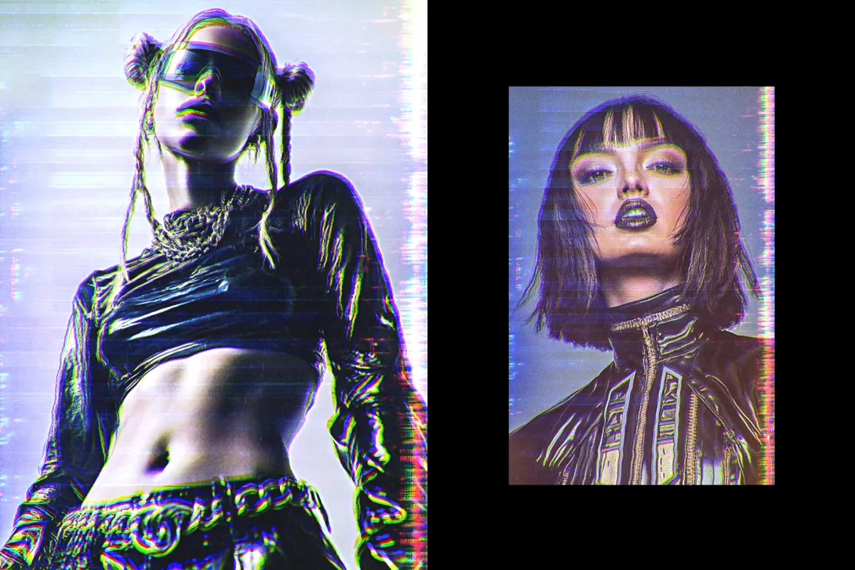 VHS Tape Photo Effect