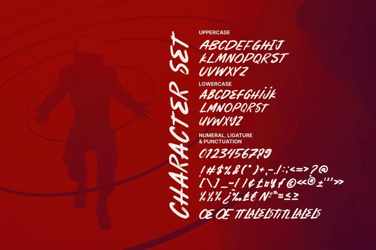 NCL ASTONIC — Bold Dry Brush Font