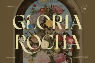 Gloria Rocha - Elegant Glamour Serif Font