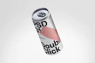Metallic Soda Can Mockup Vol.2