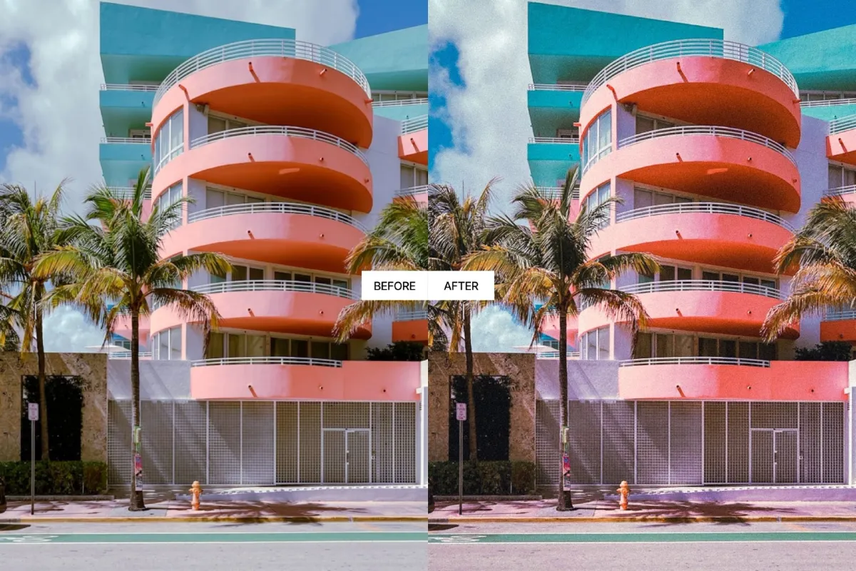80s Style Look Lightroom Presets