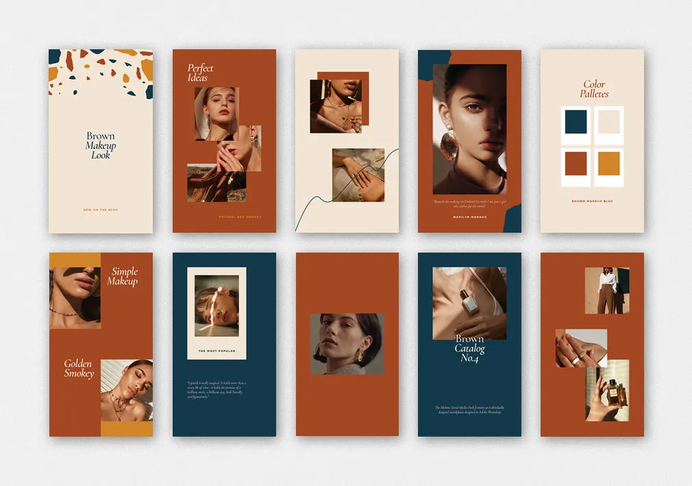 Brown Instagram Templates