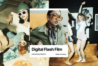 Digital Flash Film Lightroom Presets