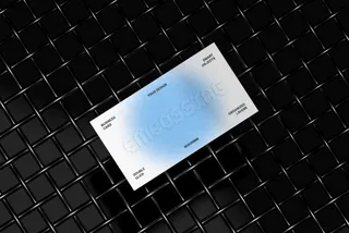 90x50 mm Business Card Mockup