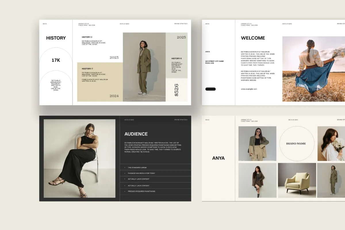 ANYA | Brand Strategy Template
