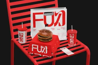 Fast Food Packaging Branding Mockup