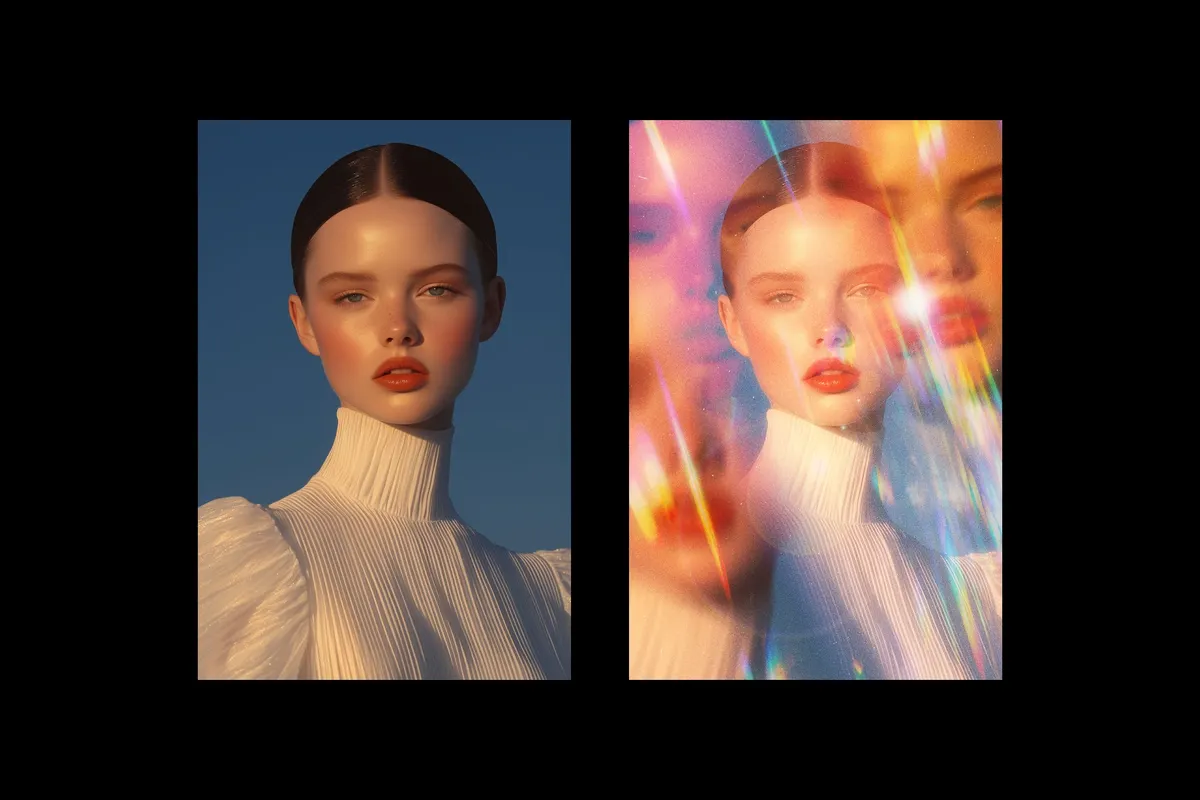 Crystal Prism Photo Effect