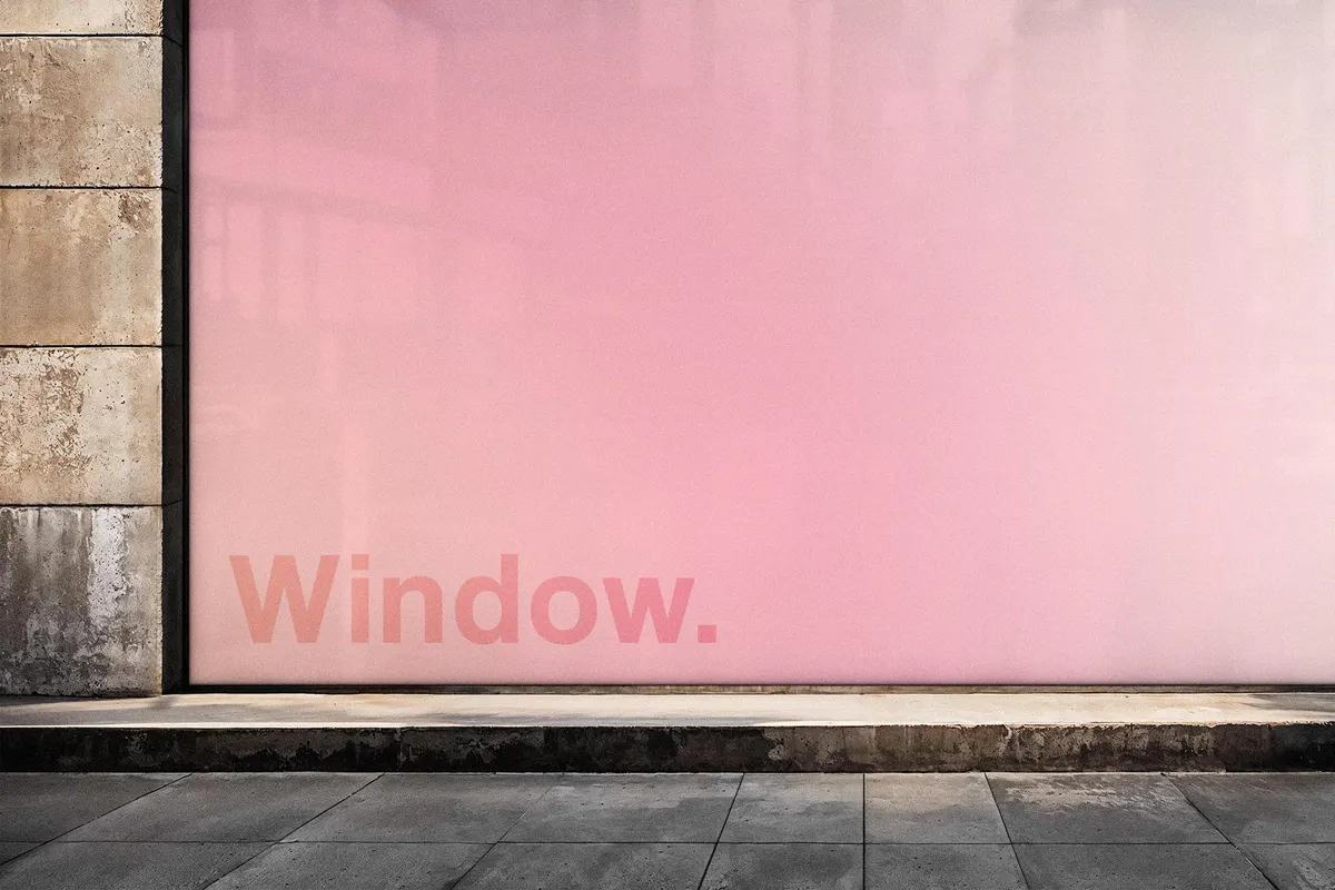 Storefront Window Mockup