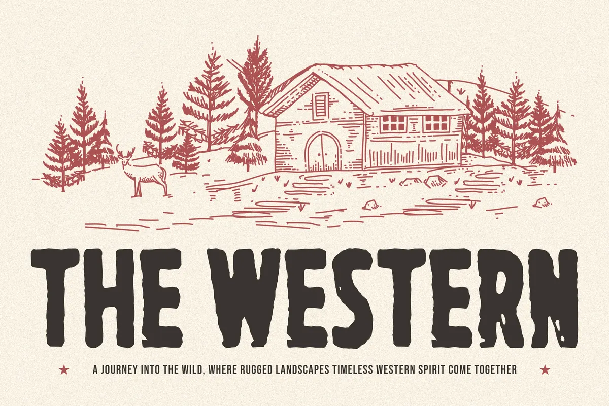 Maxover - Hand Drawn Vintage Display Font