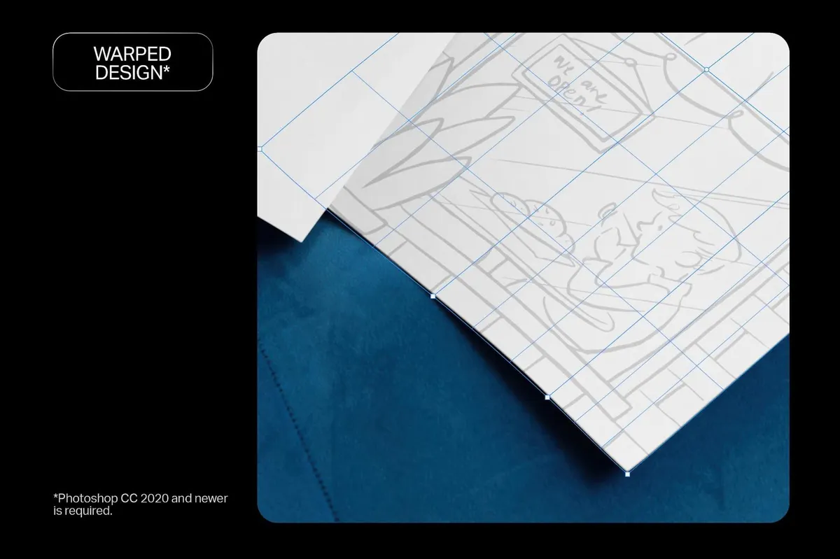 A3 Posters & Plush Mockup Scene