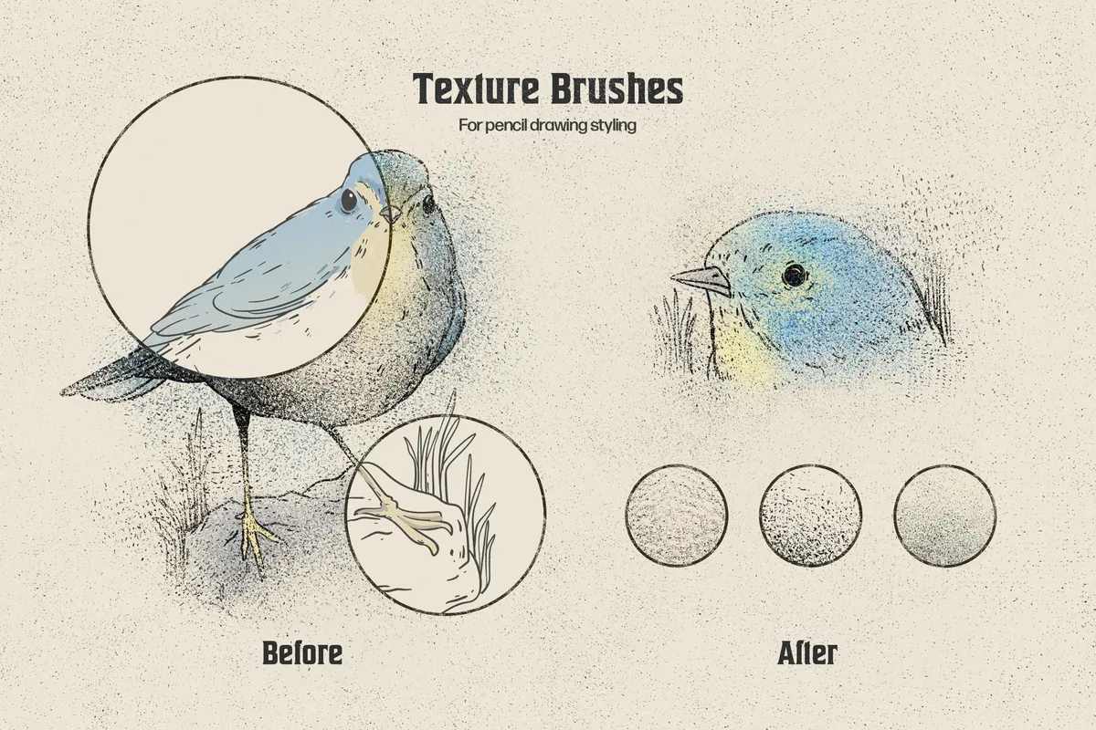 Texture DJ Brushes for Procreate
