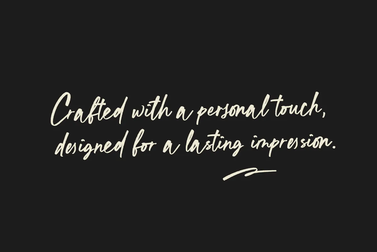 ST Pinkman - Handwritten Signature Script Font