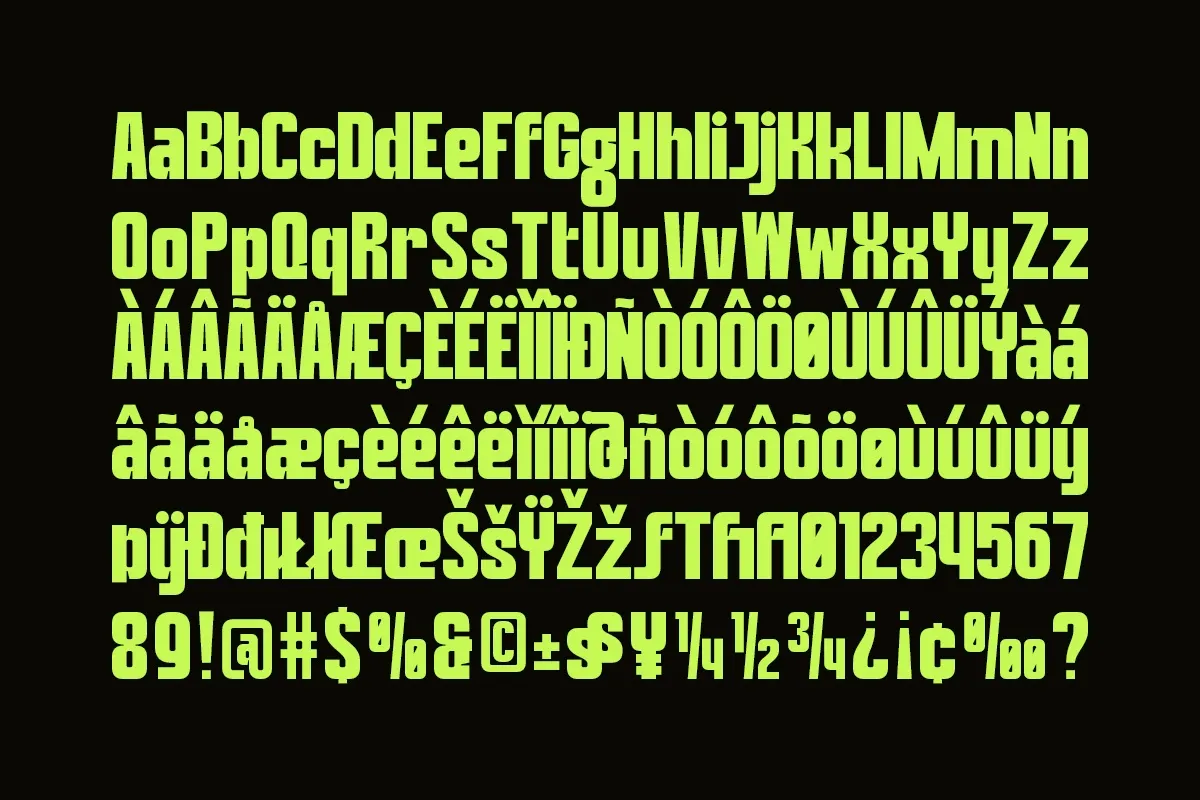 Bagile - Sports Condensed Font