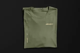 GRAINY Folded T-Shirt Mockup