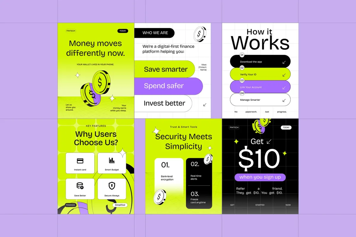 Financial Instagram Pack for Affinity