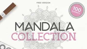 100 Mandala Vector Illustrations
