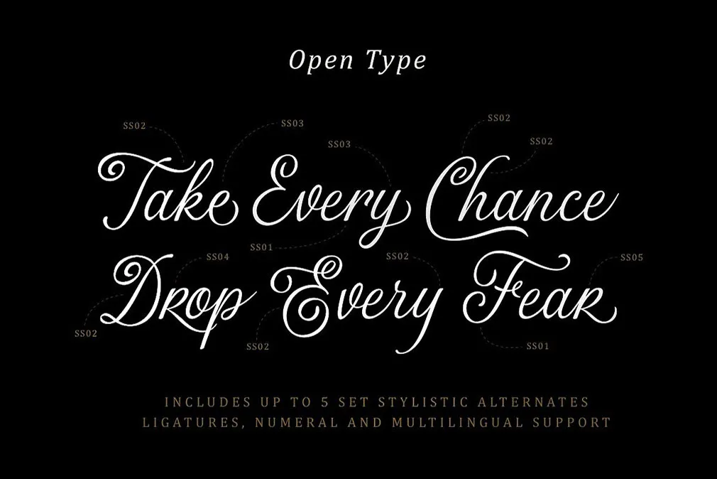 The Majority Script Font
