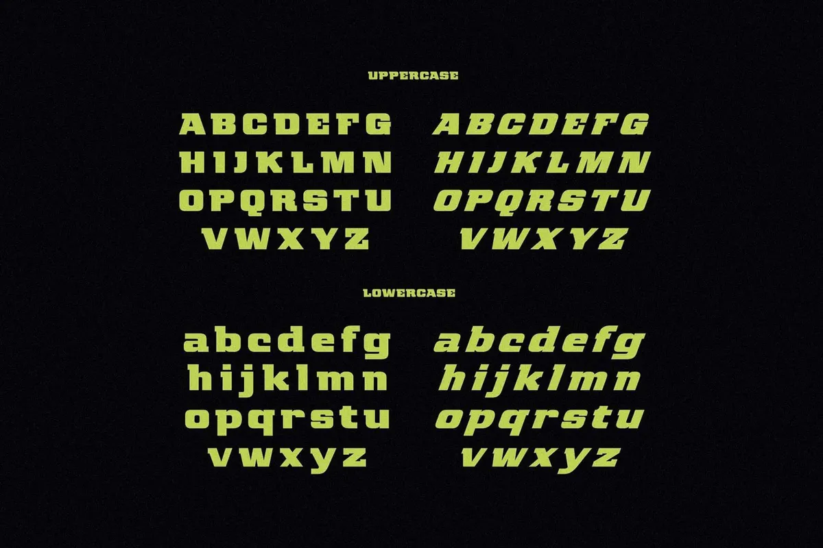 Gritstorm - Sport Typeface