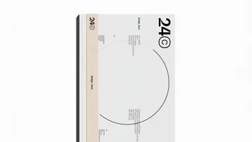 Floating Hardcover Book Mockup