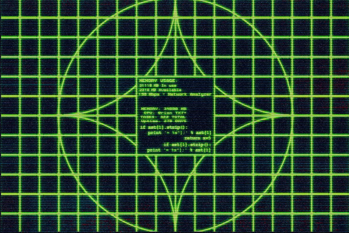 CRT Glowing Screen Text Effect