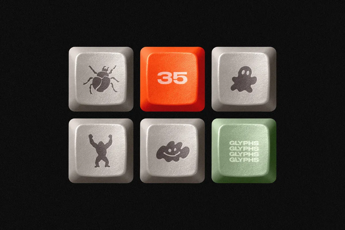 Glyphs. 35 Experimental Vector Shapes & Creatures