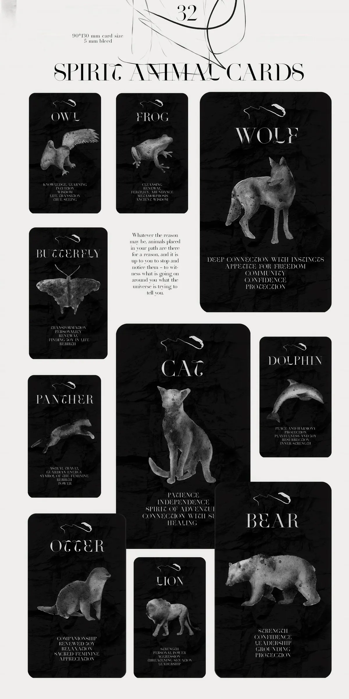 Spirit Animals. Oracle Cards