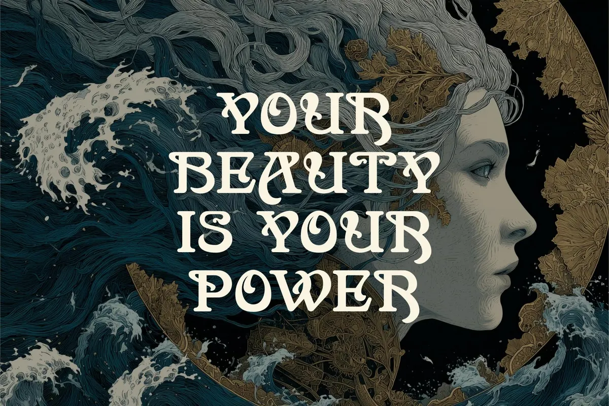 Magnolia Muse - Decortive Art Nouveau Typeface
