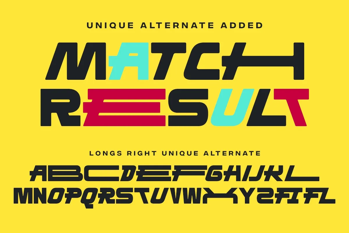 Longs Right - Gaming Technology Font
