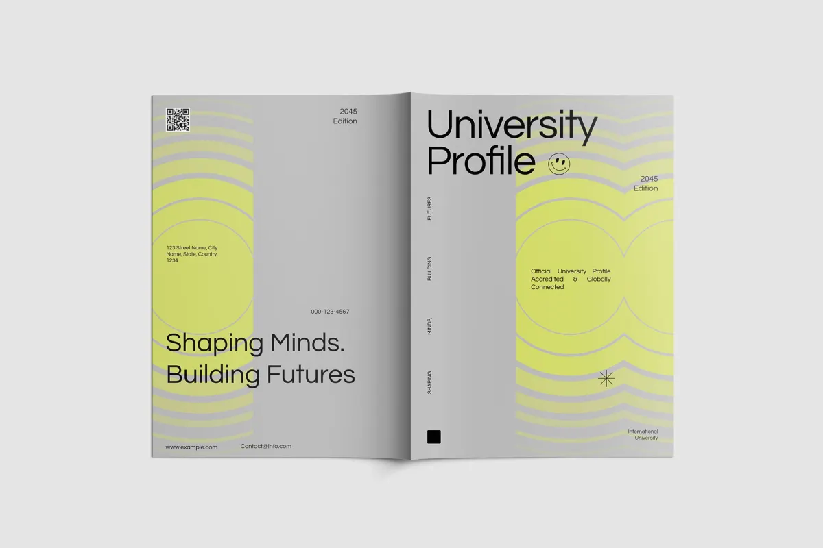 GEU - Geometric University Profile Canva Template