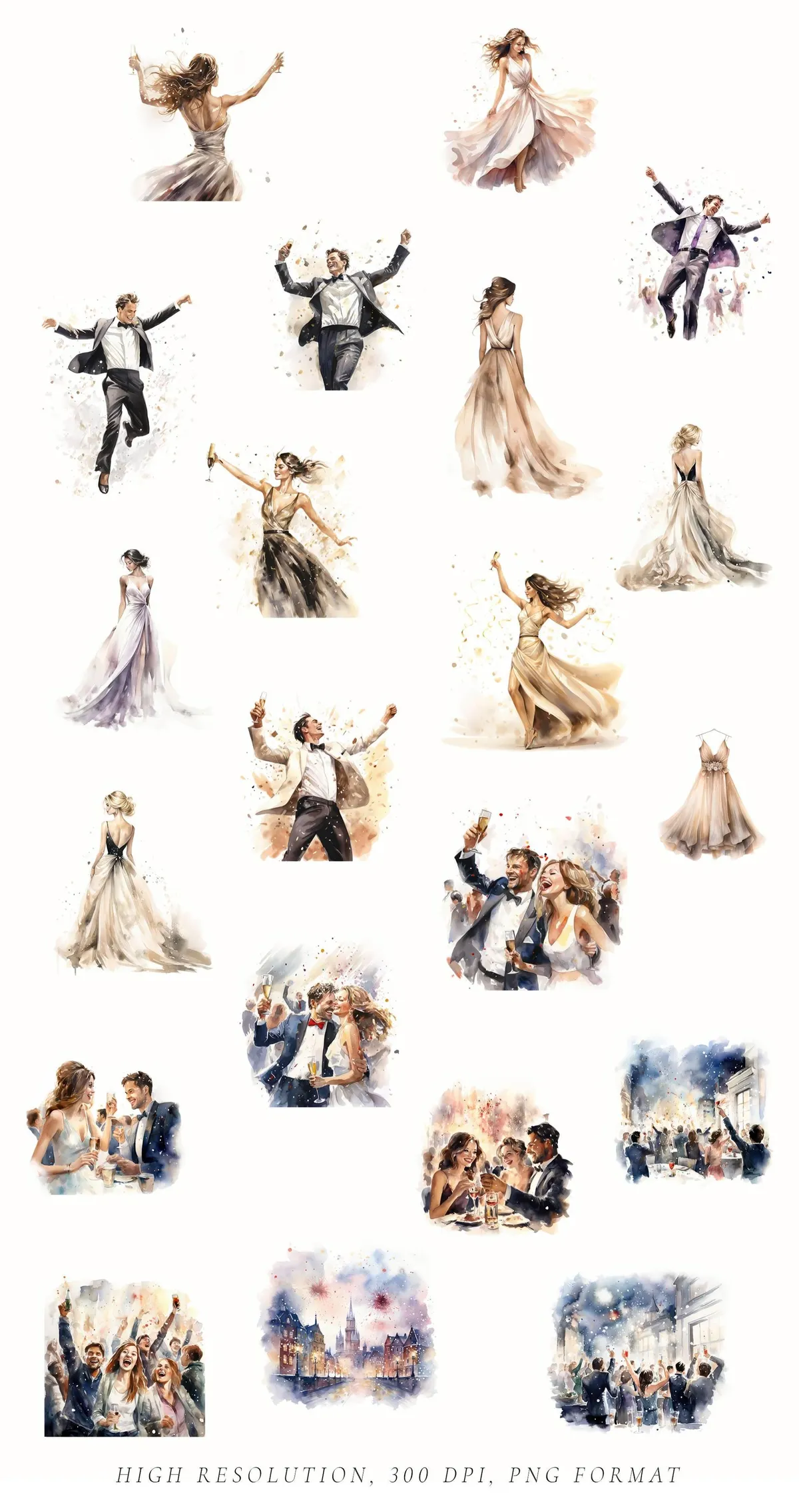 Christmas Watercolor Collection