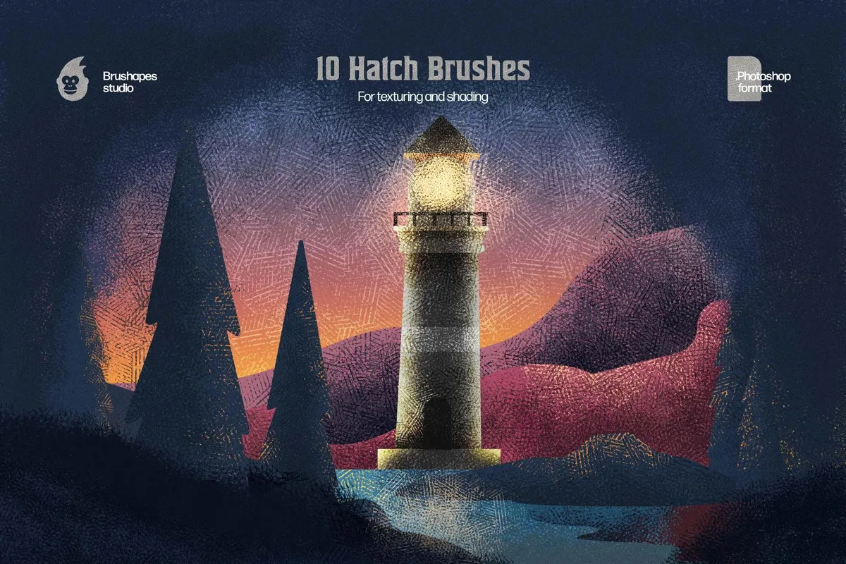 Hatch Master Photoshop Brushes