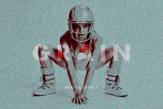Grain Risograph Photo Effect