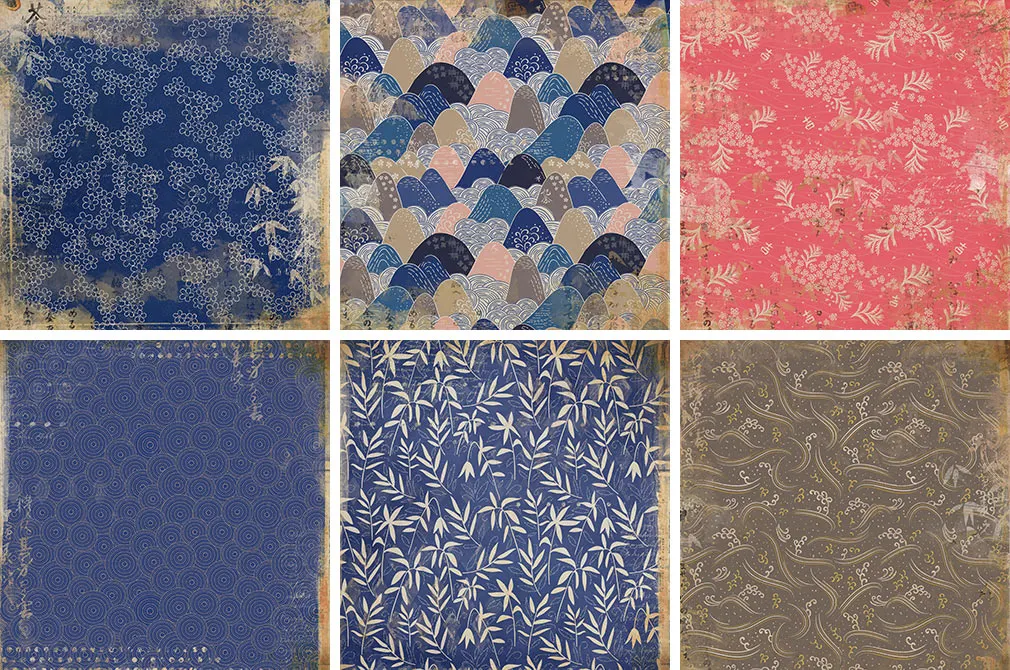 Vintage Japanese Paper Textures