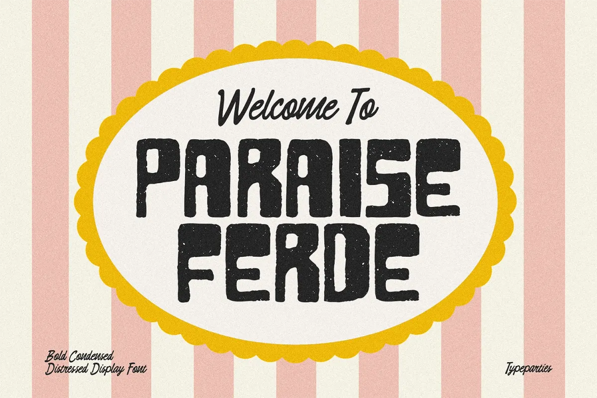 Paraise - Bold Condensed Font