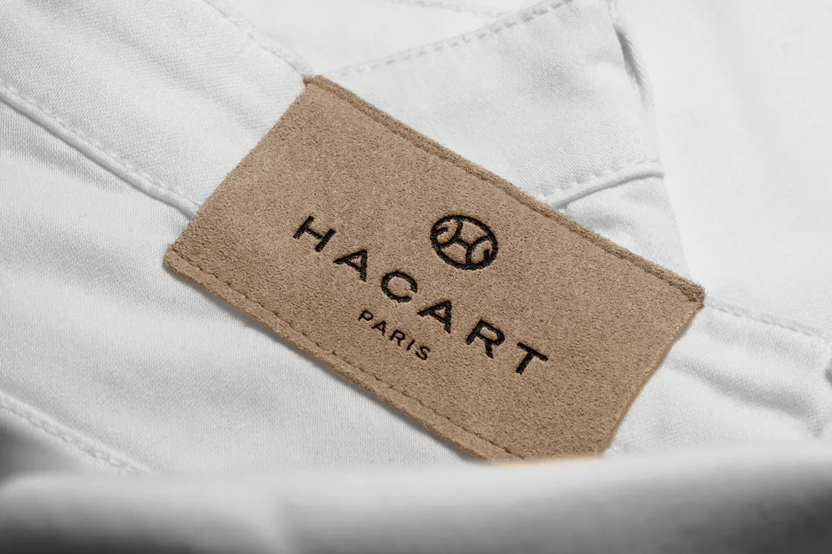 White Jeans Label Tag Mockup