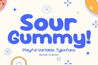 Sour Gummy Typeface
