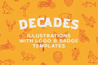 Decades: Badge & Logo Templates