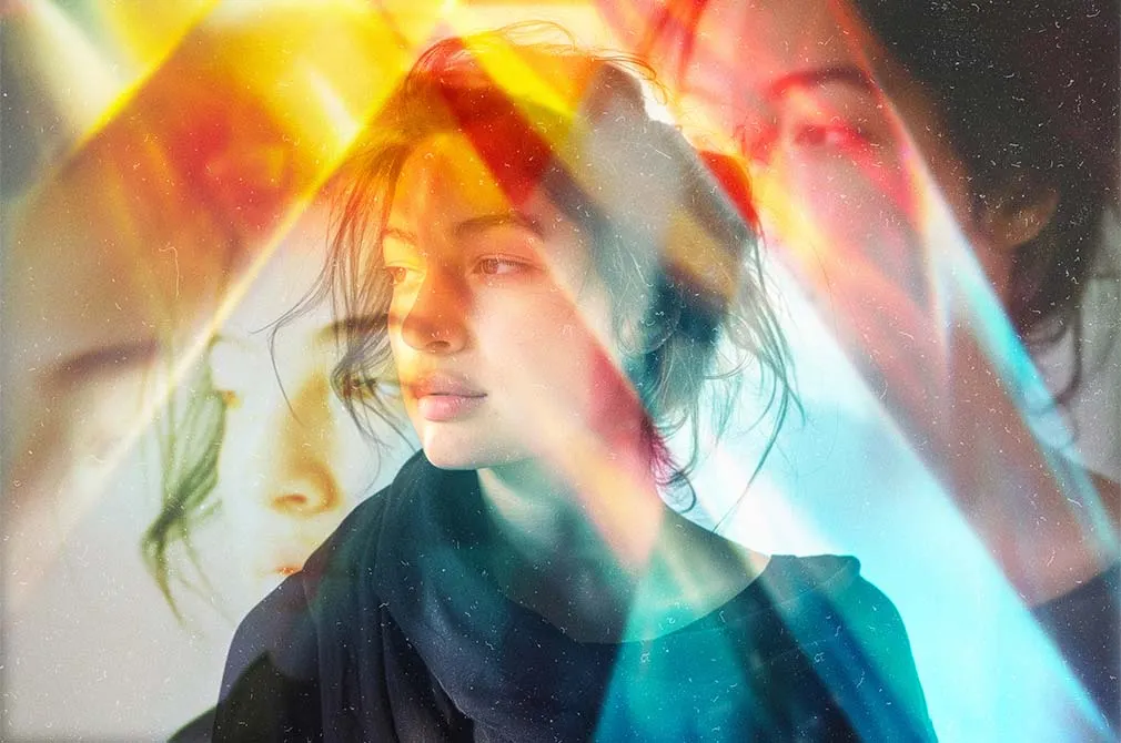 Refracted Prism Photo Effect
