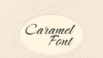 Caramel Font